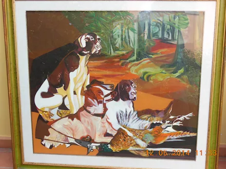 Quadri con cornici - olio su tela