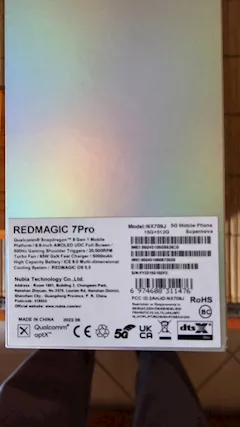 Nubia Redmagic 7 Pro 16/512 GB perfetto - Foto 2