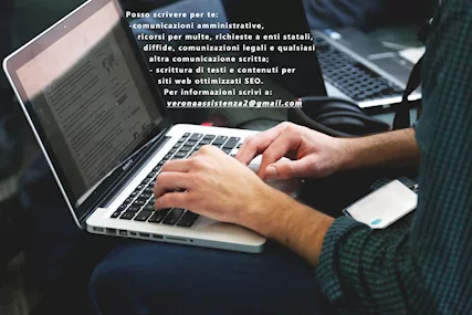 Scrittore documenti e lettere per conto terzi
