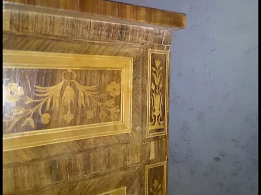 Struttura letto in stile Maggiolini larghezza 110 cm