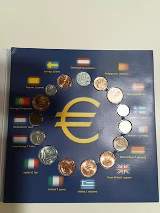 Cofanetto monete anno 2002 Unione Europea Cod. 21061