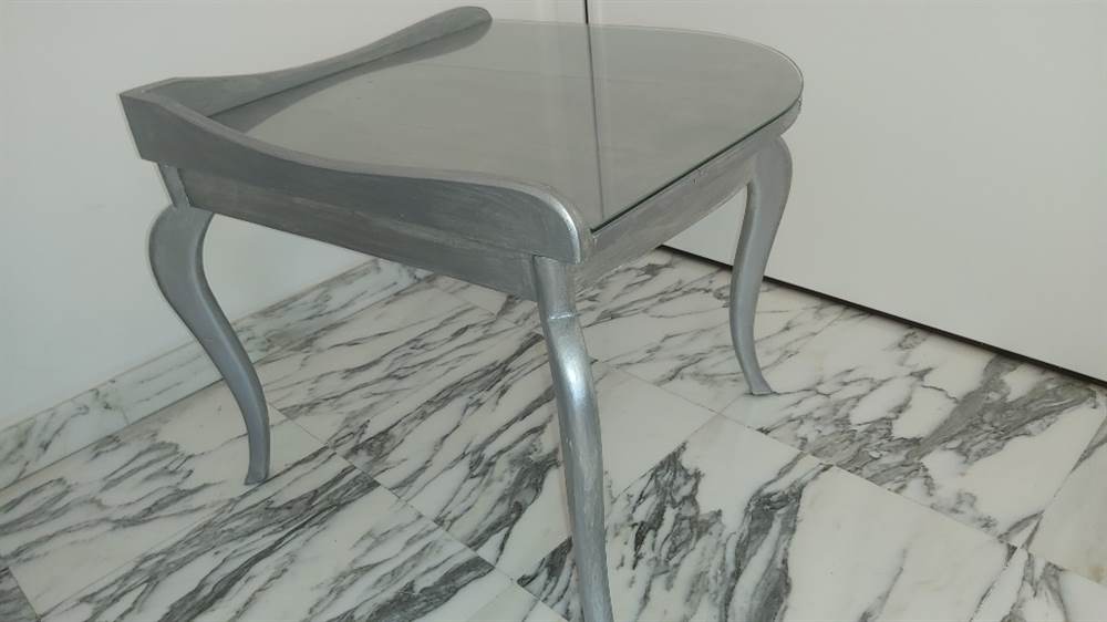 Tavolino in legno e vetro - Foto 1