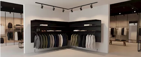 Corner angolare nero 35074