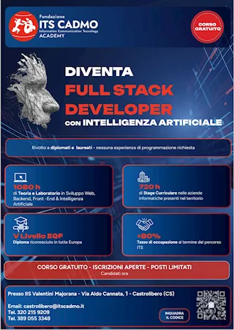 Corso di Software Developer con Intelligenza Artificiale