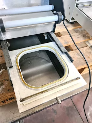 Termosigillatrice per singola vaschetta usata, marca Yang - Anteprima 4