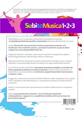 Subito Musica 1•2•3 Scuola Primaria propedeutica musicale - Foto 2