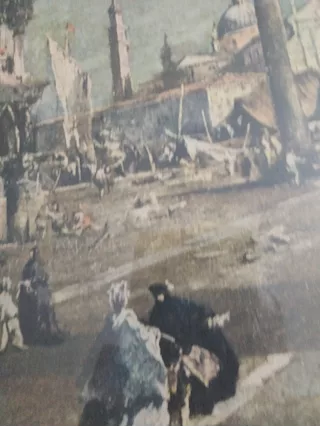 Antica stampa incorniciata - Foto 3
