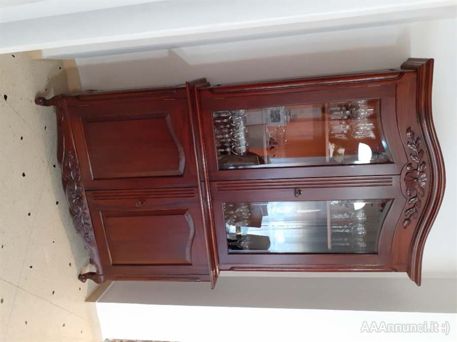 Vetrina in mogano - epoca 1900 - Foto 3