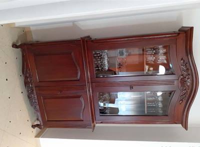 Foto 3 Vetrina in mogano - epoca 1900