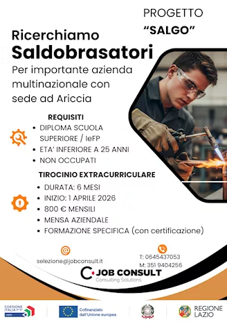 Tirocinio extracurriculare - Saldobrasatore