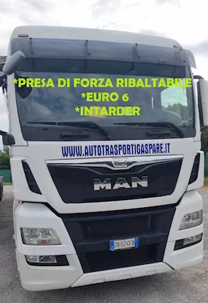 Man TGX 480CV con presa di forza, motore nuovo