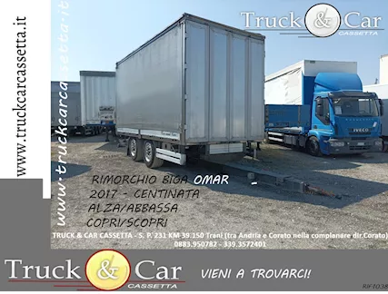 1038 Rimorchio biga Omar - cassone centinato - 2017