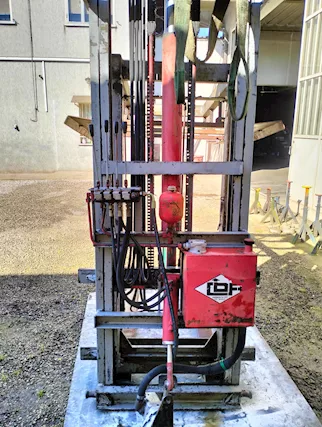 Muletto agricolo con pompa,