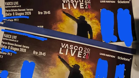 Vasco 2 biglietti Ferrara Pit2