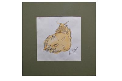 Mucca Nella Stalla di Giovanni Fattori.