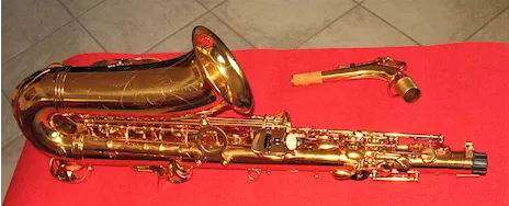 SELMER SA80 Style Sax Alto Oro Galvanico Nuovo (Garanzia), modello unbranded - Anteprima 3