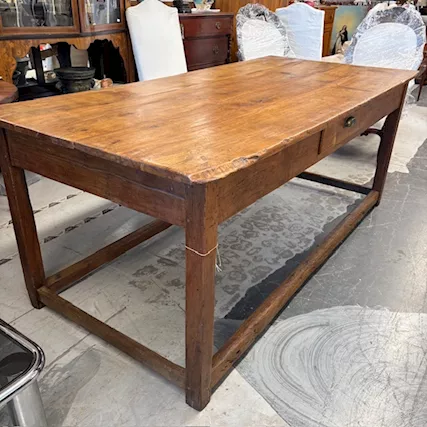 Antico tavolo sarto/ lavoro toscano primi 800. Mis 200 x 94