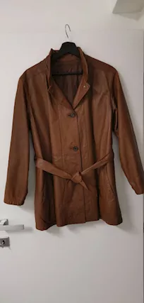 Cappotto in pelle taglia 42