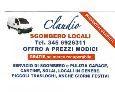 Sgombero locali di ogni genere e piccoli trasporti
