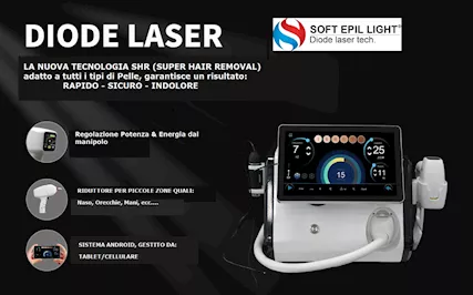 Vendita e Noleggio Laser a diodo per epilazione