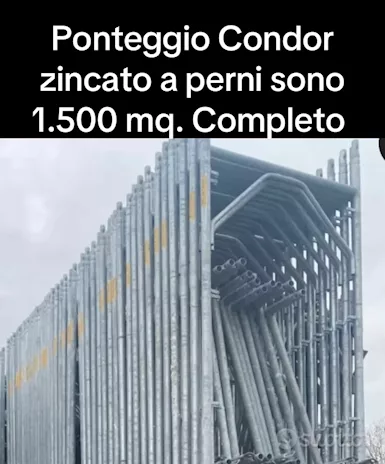 Ponteggio Condor zincato 1500 mq