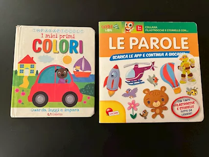 2 libri cartonati per