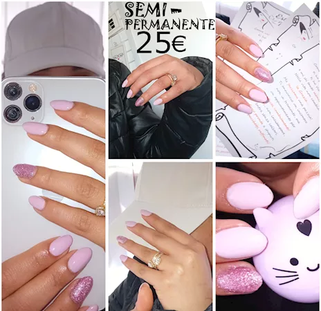 Manicure con semipermanente