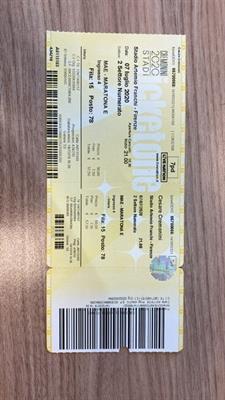 2 Biglietti Concerto Cremonini - Firenze 22/07