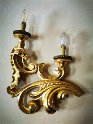 Coppia di appliques in stile veneziano