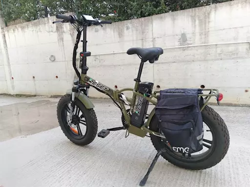 Reset bike Redwood a pedalata assistita pieghevole