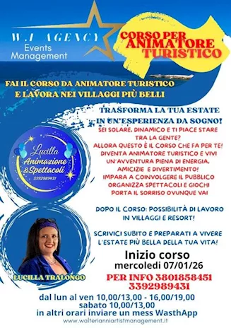 Corso animatori turistici ed eventi