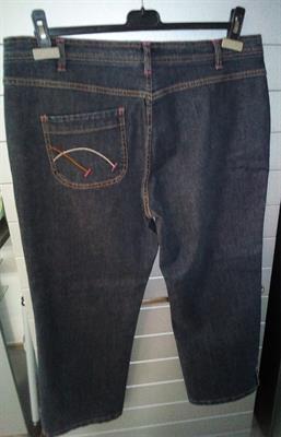 Jeans donna tg.48 blu scuro, ottimo stato - Foto 2