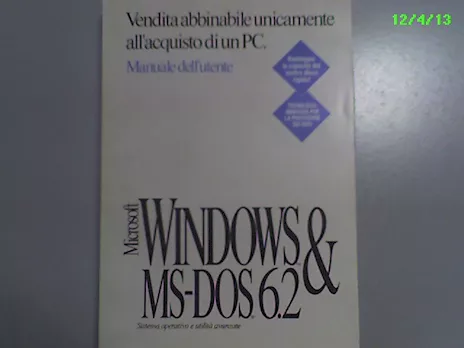 Manuale dell'utente Microsoft Windows & MS-DOS 6.2