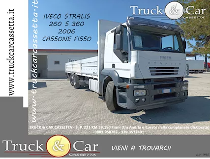 Iveco Stralis 260S360 - 2006 - cassone Fisso - Euro 6