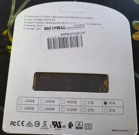 NGFF SSD M.2 da 4TB, nuovo - Anteprima 2