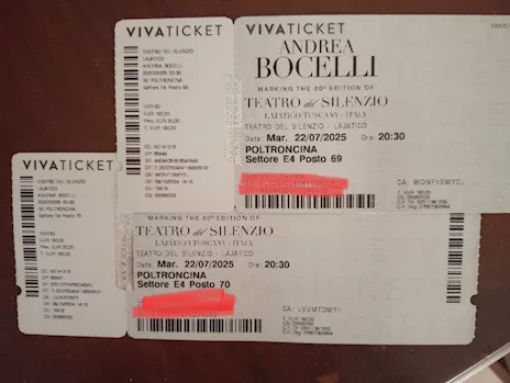Concerto Andrea Bocelli