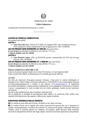 Chevrolet Aveo - asta Tribunale di Terni Anno 2010 - Foto 4