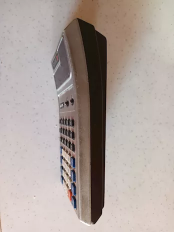 Calcolatrice scientifica vintage Sanyo Scientific 102 (model, modello CZ - Anteprima 5