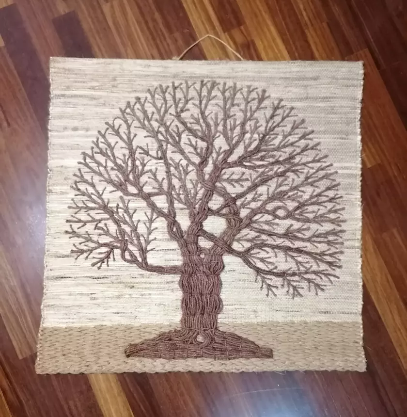 Arazzo albero in rilievo