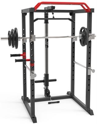Stazione Multipower con Lat Machine, Pulley, Rings Rack 192 Attrezzi Bodybuilding - Foto 2