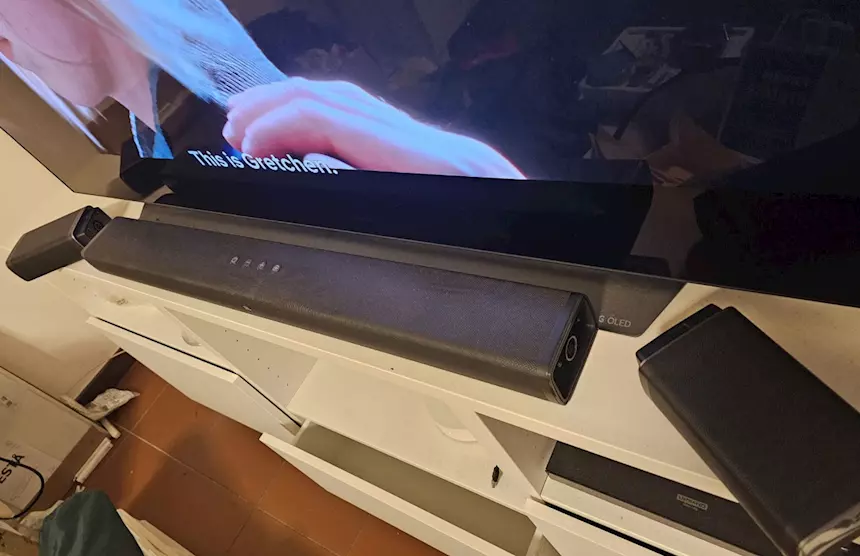 JBL soundbar 1000W con subwoofer