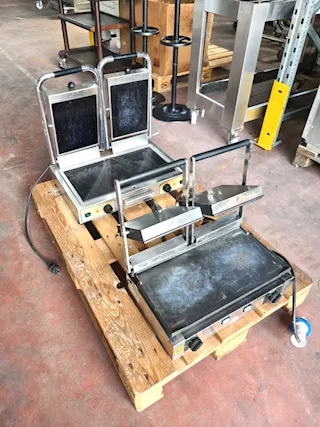 2 piastre per paninoteche usate