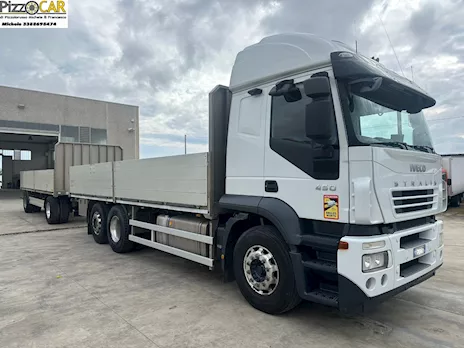 Iveco Stralis 450 cassone fisso e rimorchio Viberti