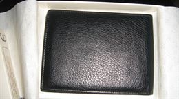 Foto 4 Portafogli Cerruti in pelle color nero - Nuovo