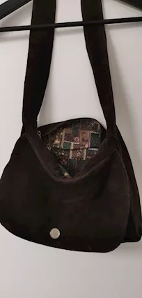 Cappotto in pelle con borsa, taglia 42 - Foto 5