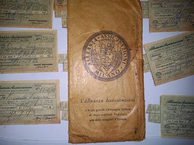 Vecchia polizza Alleanza assicurazioni conpleta