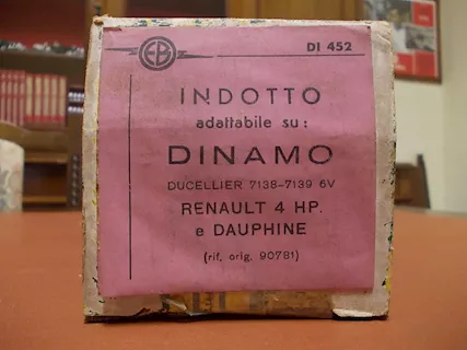 Indotto dinamo 6 Volt Renault 4 CV-Dauphine - Foto 5