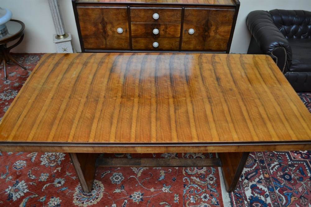 Tavolo da pranzo/scrittoio stile Art Déco anni 40/50, in ottime condizioni - Foto 6