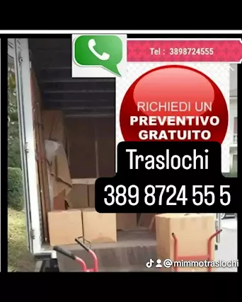Traslochi/ sgombero tutti/ imbianchino