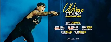 Biglietti Concerto Ultimo Milano